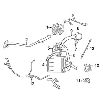 Chrysler OE - Emission System - Emission Components (Sedan)