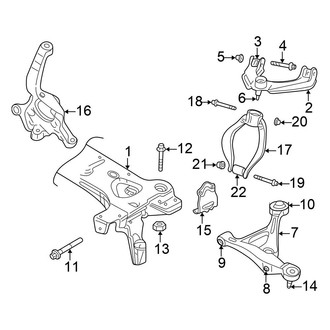 Chrysler OE - Front Suspension - Suspension Components (Sedan JR Body Code)