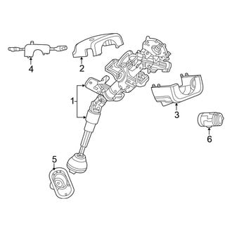 Chrysler OE - Steering Column Components (Sedan)