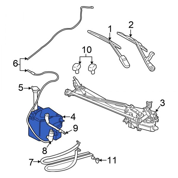 Washer Fluid Reservoir