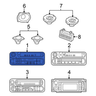 Chrysler OE - Radio Control Unit