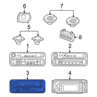Chrysler OE - Radio Control Unit