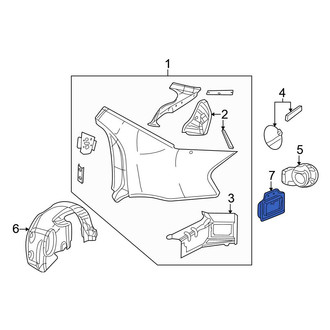 Chrysler OE - Rear Quarter Panel Vent