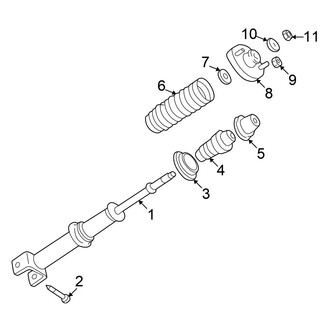 Chrysler OE - Rear Suspension - Struts & Components (Sedan JR Body Code)