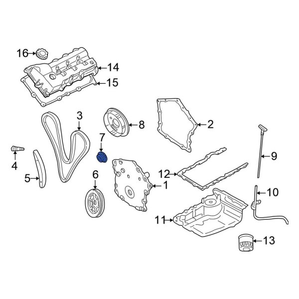 Engine Timing Camshaft Sprocket