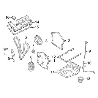 Chrysler OE - Engine / Transaxle - Engine Parts (Sedan JR Body Code)
