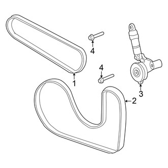 Chrysler OE - Cooling - Belts & Pulleys (Sedan JR Body Code J / X Engine VIN Character)