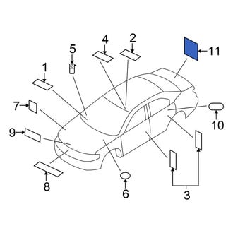 Chrysler OE - Tire Information Label