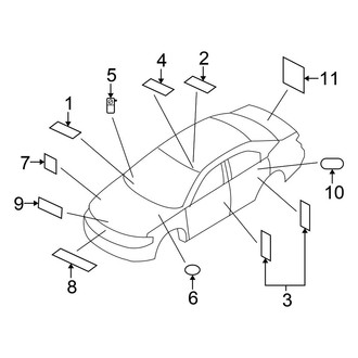 Chrysler OE - Information Labels - Labels
