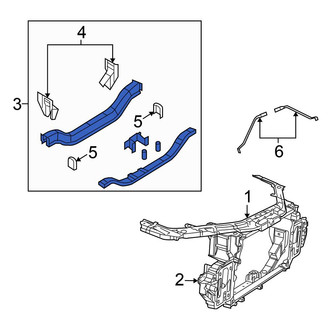 Chrysler OE - Right Radiator Support Panel Reinforcement