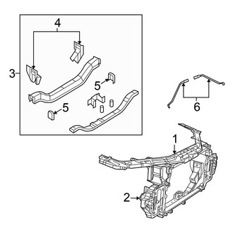 Chrysler OE - Radiator Support (Sedan)