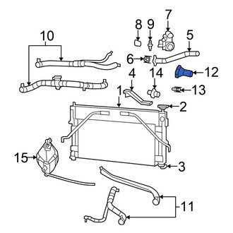 Chrysler OE - Upper Engine Coolant Thermostat Housing