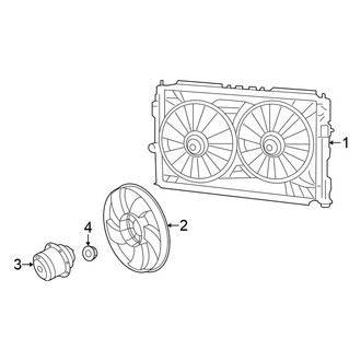 Chrysler OE - Cooling Fan (Sedan 2.4L)