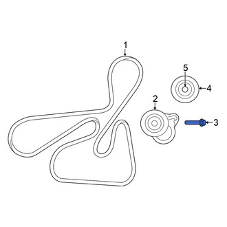 Chrysler OE - Upper Alternator Bracket Bolt