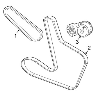 Chrysler OE - Cooling - Belts & Pulleys (2.7L)