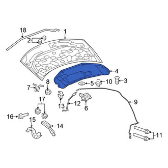 Chrysler OE - Hood Insulation Pad