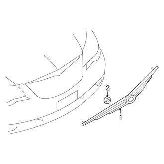Chrysler OE - Hood - Exterior Trim