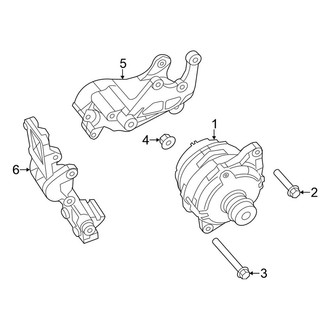 Chrysler OE - Electrical - Alternator (Sedan 2.4L)