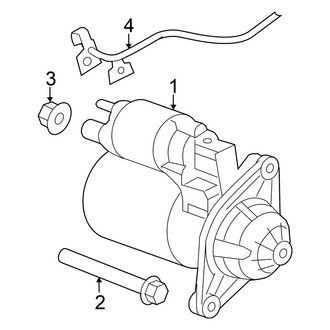 Chrysler OE - Electrical - Starter (Limited / LX / Touring Sedan 2.4L)