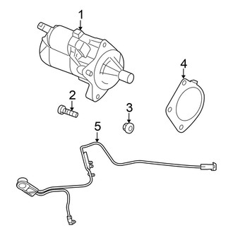 Chrysler OE - Electrical - Starter (Sedan 2.7L)