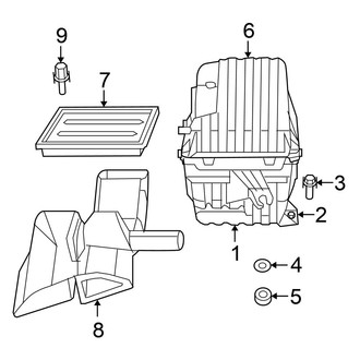 Chrysler OE - Engine / Transaxle - Air Intake (Sedan 2.4L)