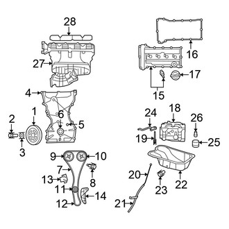 Chrysler OE - Engine / Transaxle - Engine Parts (Sedan 2.4L)