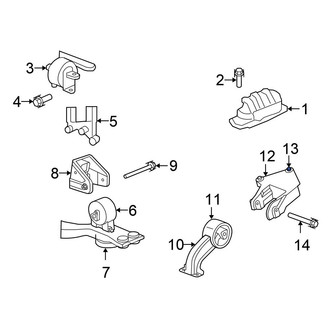 Chrysler OE - Engine Mount Bolt