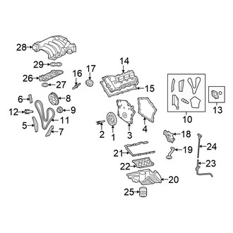 Chrysler OE - Engine / Transaxle - Engine Parts (Sedan 2.7L)