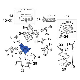 Chrysler OE - Outer Lower Engine Timing Cover
