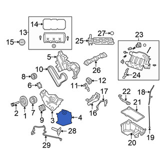 Chrysler OE - Outer Lower Engine Timing Cover