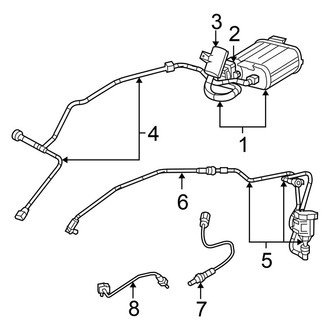 Chrysler OE - Emission System - Emission Components (Sedan)