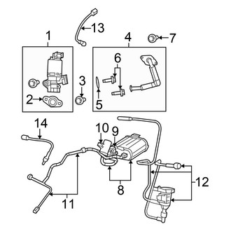 Chrysler OE - Emission System - Emission Components (Sedan 3.5L)