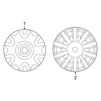 Chrysler OE - Wheels - Covers & Trim (Sedan)