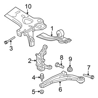 Chrysler OE - Front Suspension - Suspension Components (Sedan)