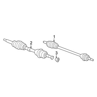 Chrysler OE - Front Suspension - Drive Axles (Sedan)