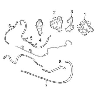 Chrysler OE - Steering Gear & Linkage - Pump & Hoses (Sedan 2.4L)