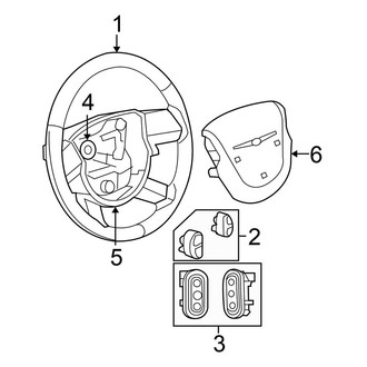 Chrysler OE - Steering Wheel & Trim (Sedan)