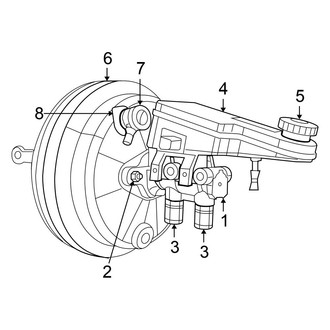 Chrysler OE - Cowl - Components on Dash Panel (Sedan)