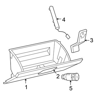 Chrysler OE - Instrument Panel - Glove Box (Sedan)
