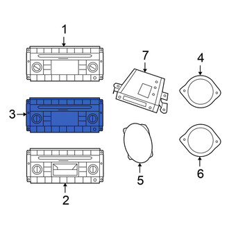 Chrysler OE - Radio Control Unit