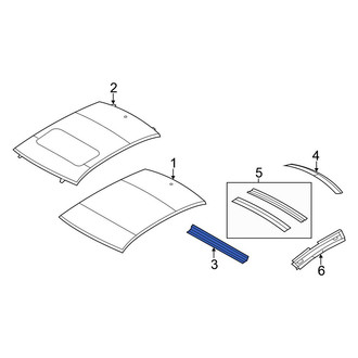 Chrysler OE - Front Roof Header Panel