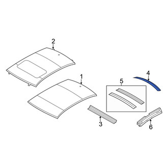 Chrysler OE - Rear Roof Header Panel