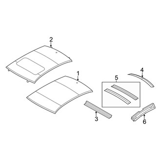 Chrysler OE - Roof & Components (Sedan)