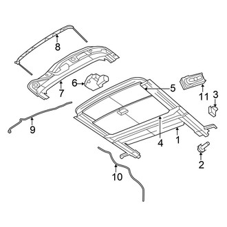 Chrysler OE - Roof - Sunroof (Sedan)