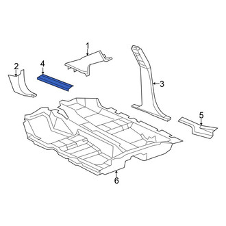 Chrysler OE - Front Left Door Sill Plate