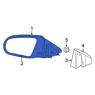 Chrysler OE - Front Right Door Mirror