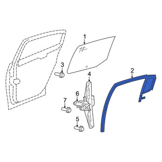 Chrysler OE - Rear Left Window Channel
