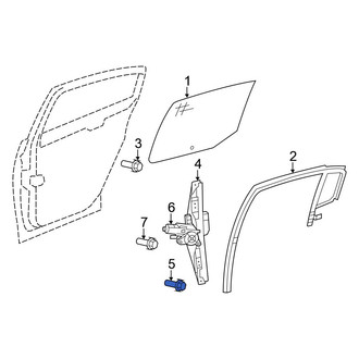 Chrysler OE - Front Window Regulator Screw