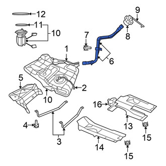 Chrysler OE - Fuel Tank Filler Neck