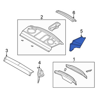 Chrysler OE - Left Rear Body Reinforcement Plate
